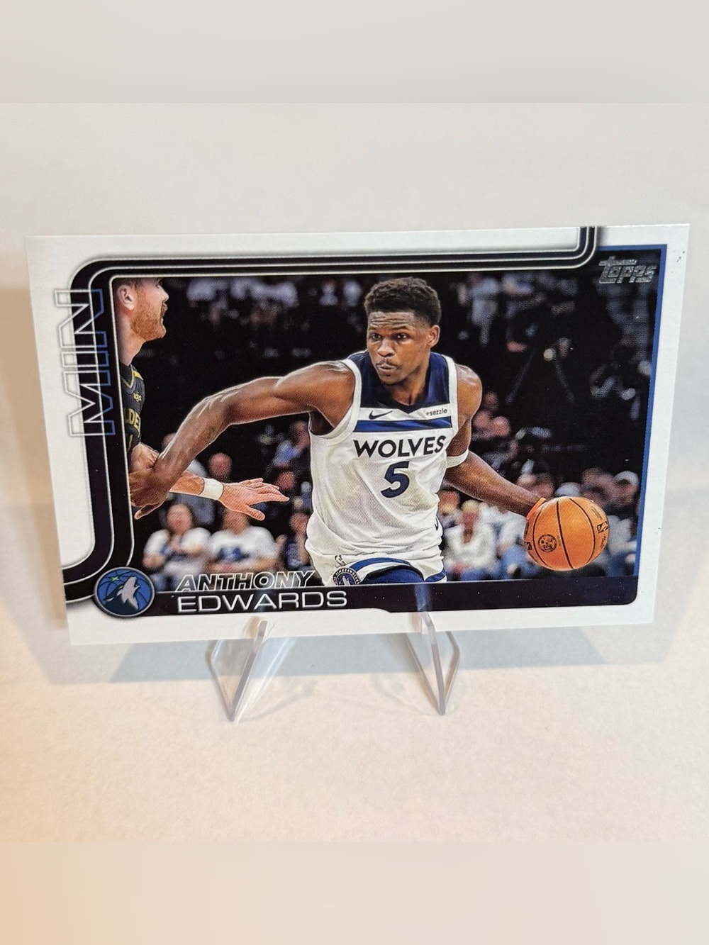 2025 Topps # 108 Anthony Edwards Minnesota Timberwolves